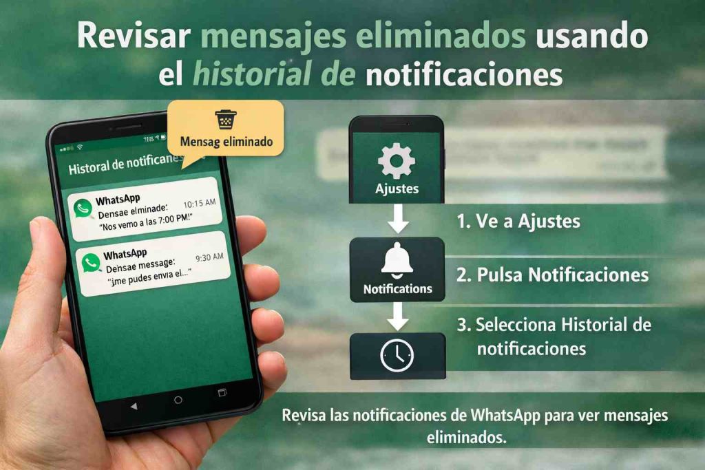 consejos android whatsapp mensajes eliminados
