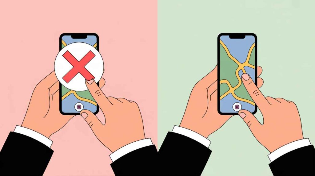 ubicación falsa gps