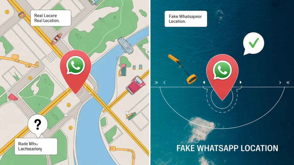 ubicación falsa whatsapp tiempo real