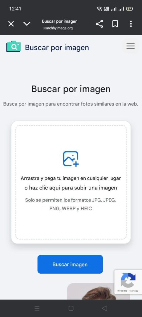 buscar por imagen a una persona