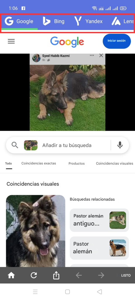 buscar por imagen a una persona