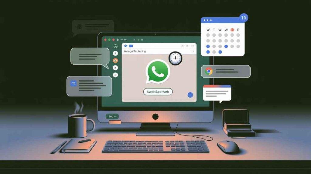 como programar un mensaje en whatsapp web
