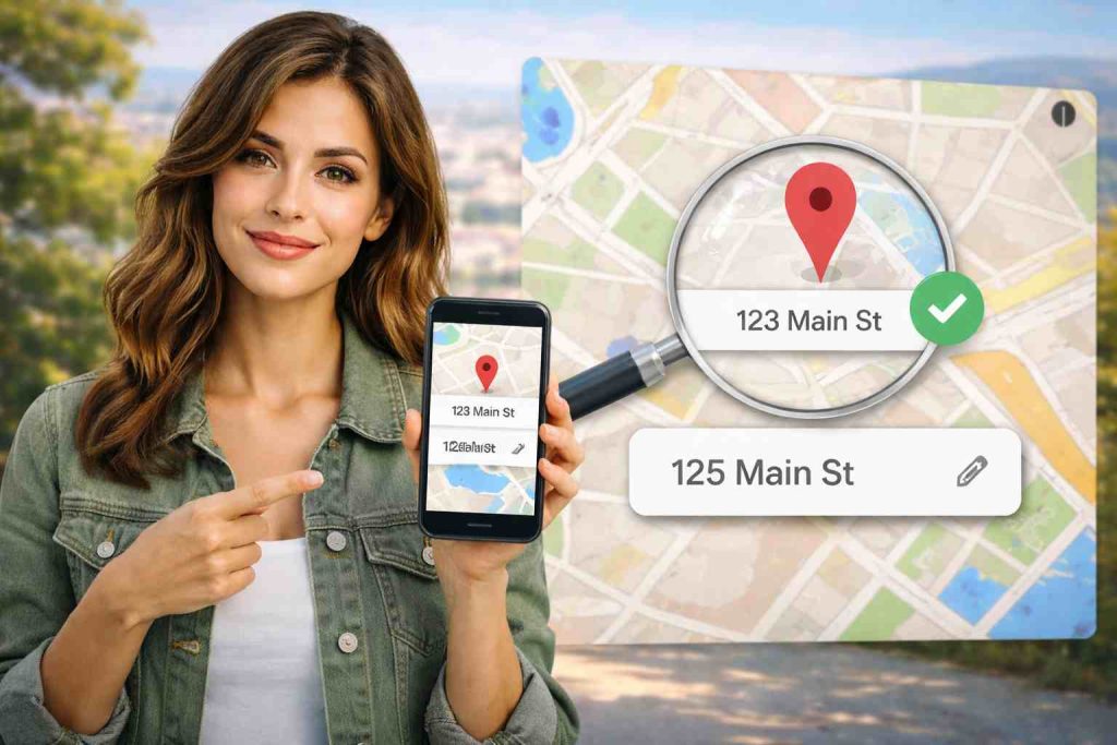 Dirección de una Ubicación en Google Maps