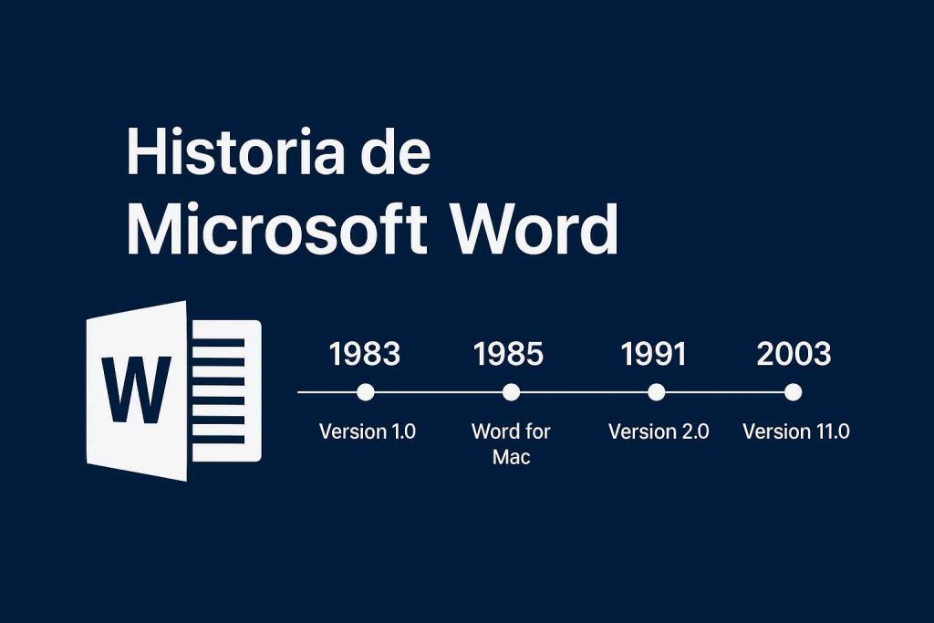 Historia de Microsoft Word