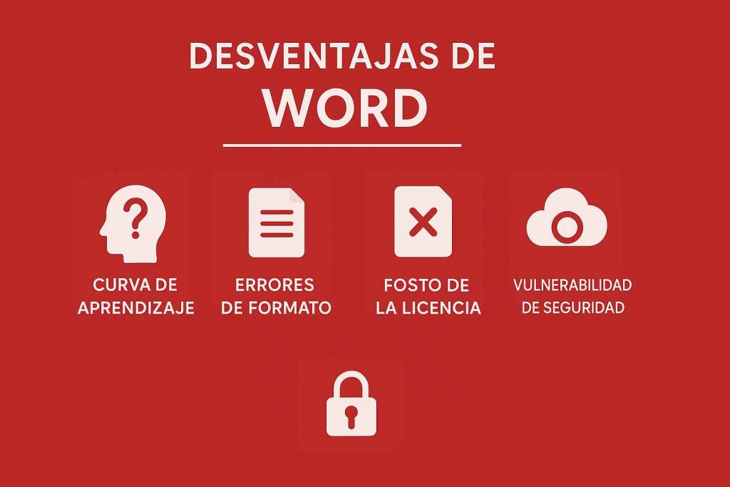 Desventajas de Word
