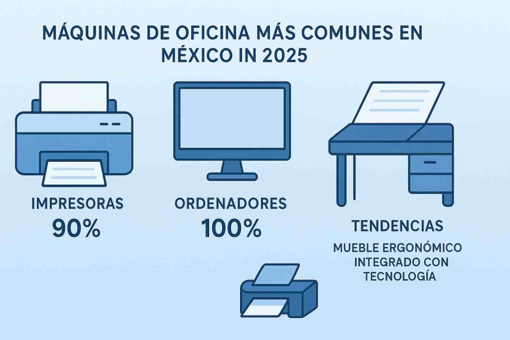 Máquinas de Oficina Más Comunes en México en 2025