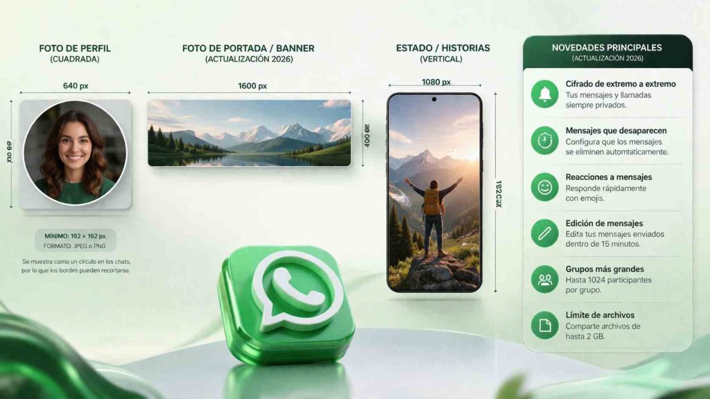 Tamaño Imágenes WhatsApp