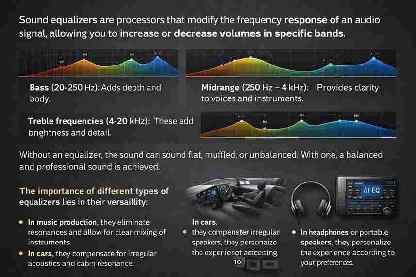 tipos de ecualizadores digitales