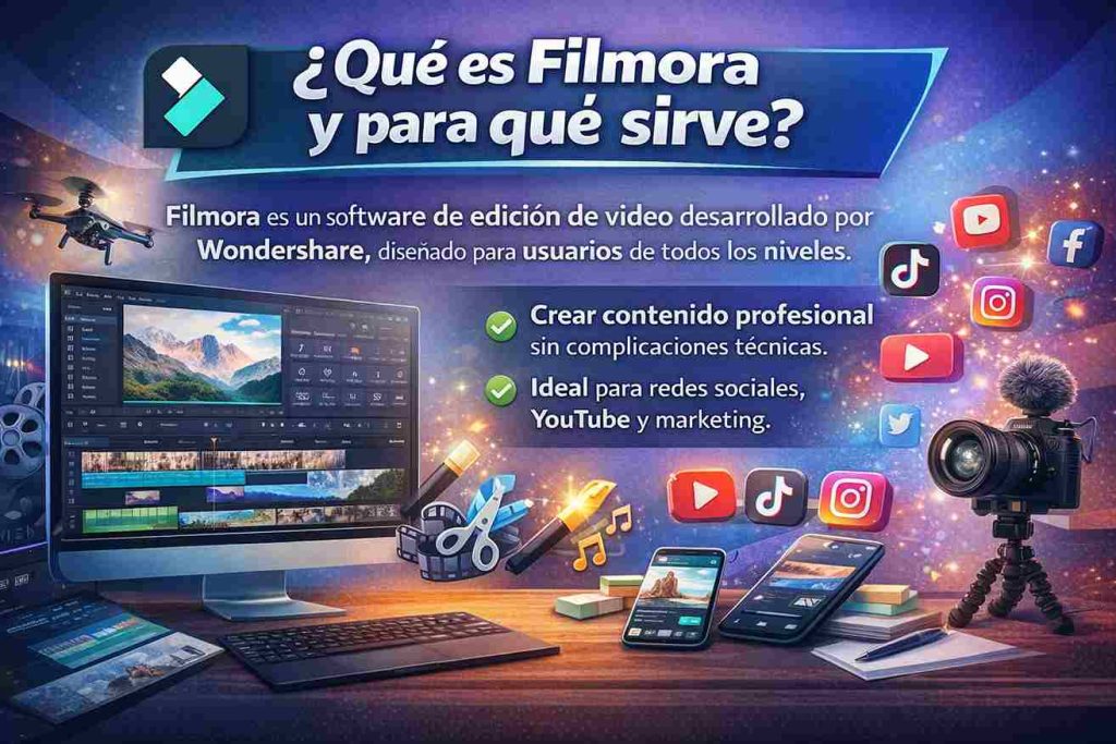 Qué es Filmora y para qué sirve