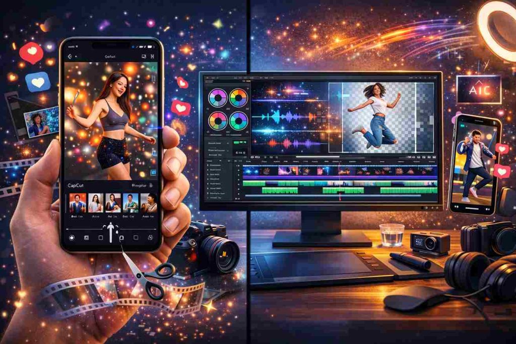 Características de CapCut vs Filmora