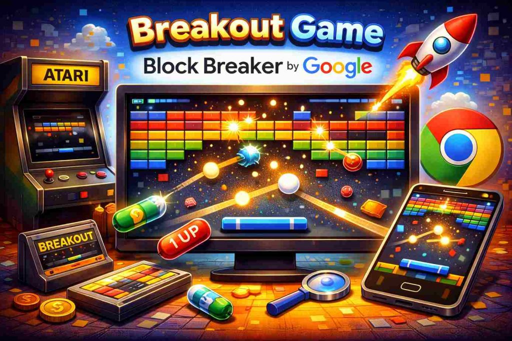 Breakout Game Block Breaker de Google