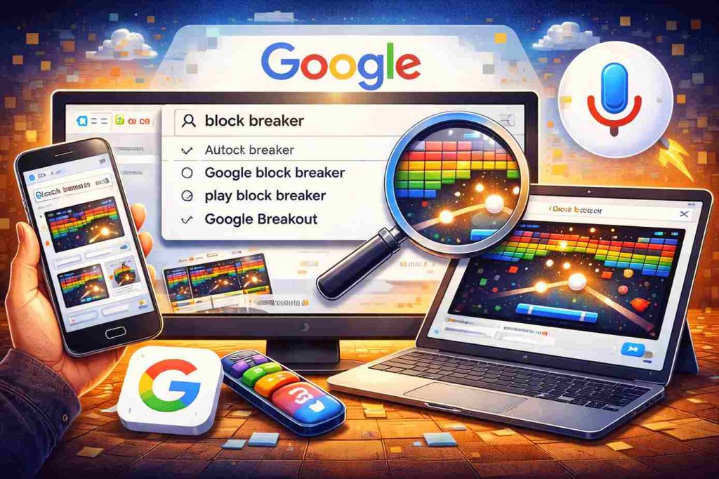 Cómo Buscar Block Breaker de Google en el Buscador