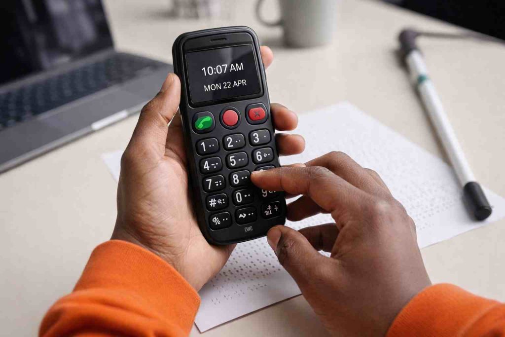 ¿Qué son los celulares para ciegos y cómo funcionan?