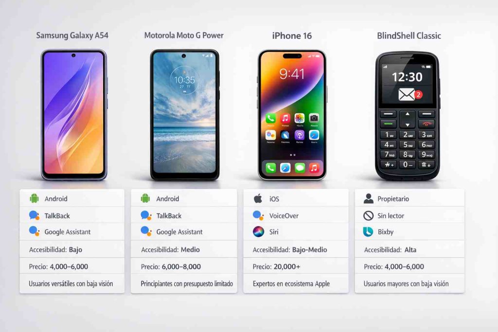 Celulares para Ciegos