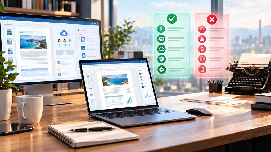 Ejemplos de procesadores de texto y cuadro comparativo
