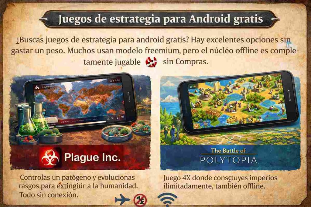 Juegos de estrategia para Android gratis
