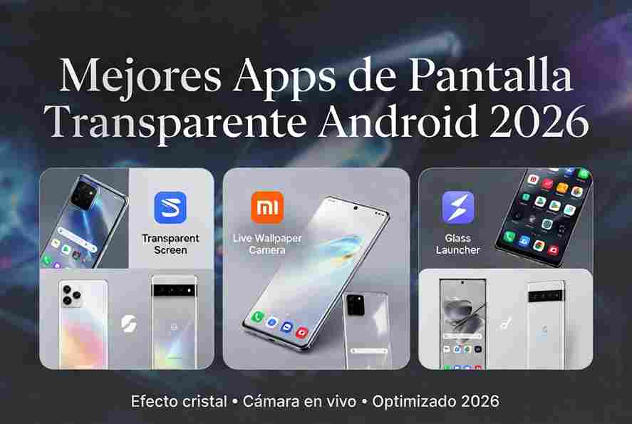Mejores Apps de Pantalla Transparente Android en 2026