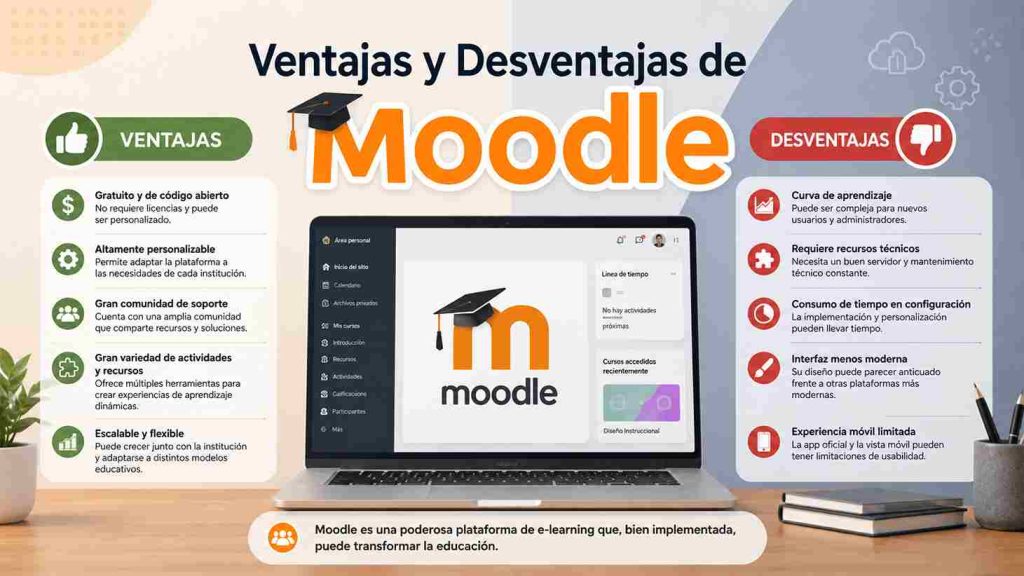 Ventajas y Desventajas de Moodle