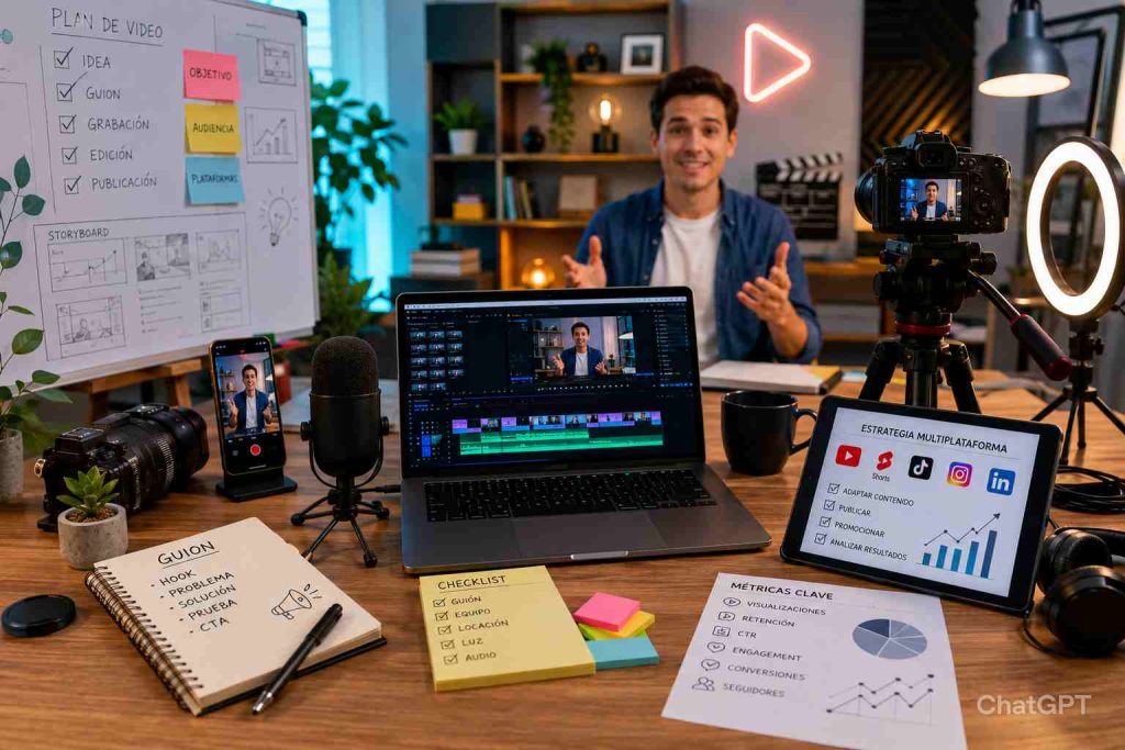 Guía Paso a Paso para Crear Contenido Audiovisual en Vídeo (2026)