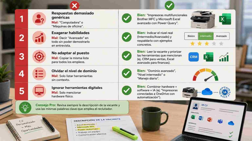 Errores Comunes que Hunden tu Solicitud
