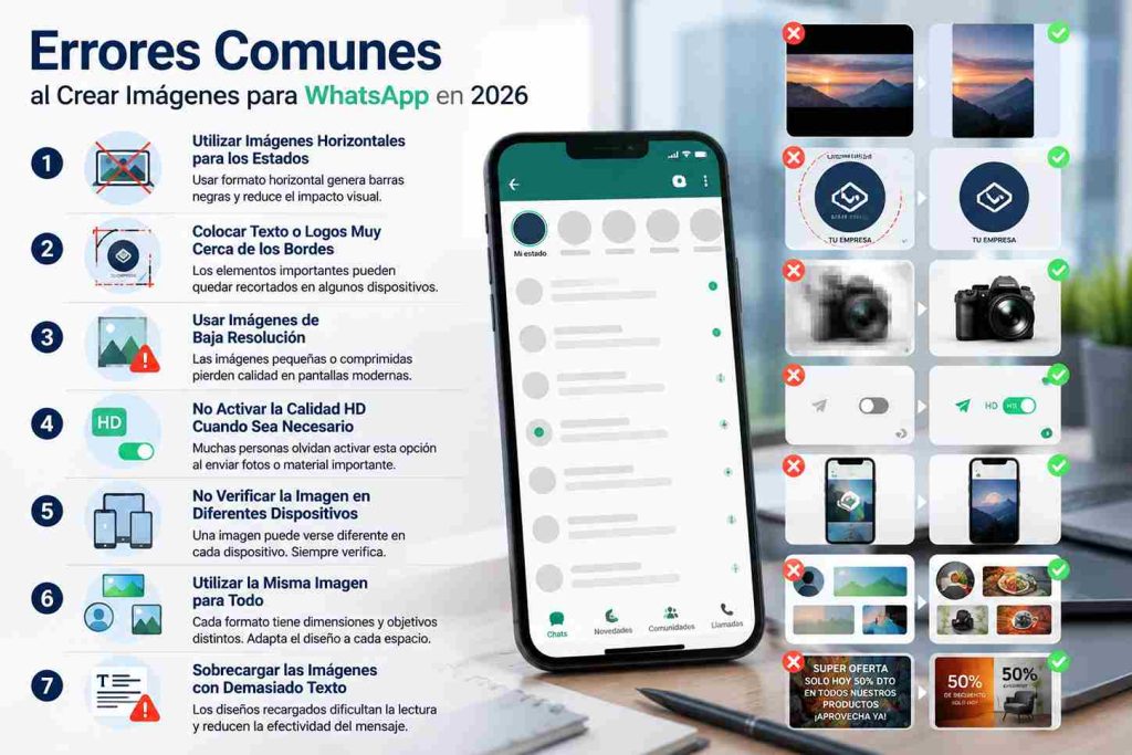 Errores Comunes al Crear Imágenes para WhatsApp