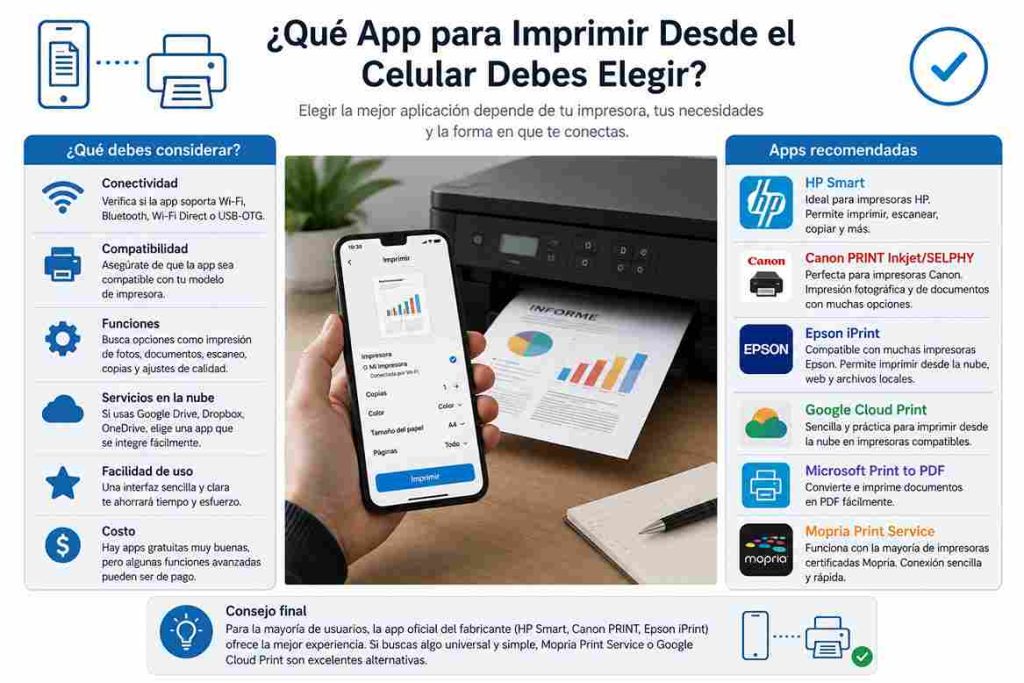 Qué App para Imprimir Desde el Celular Debes Elegir