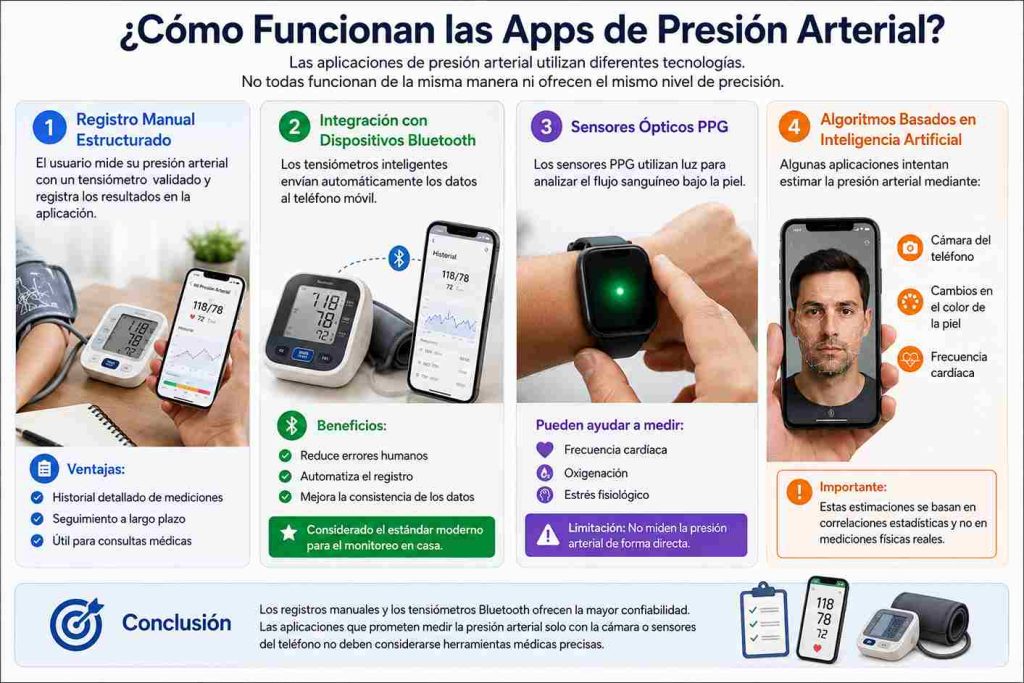 Cómo Funcionan las Apps de Presión Arterial 