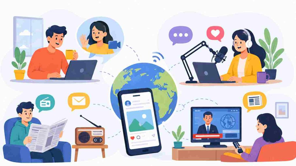 5 medios de comunicación