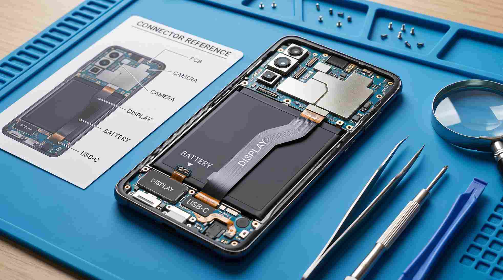 Phone Repair Images Must Keep Connector Labels Legible